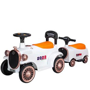 Chinese factory high-quality children’s electric car electric music light rail train and scooter dual use.C0406